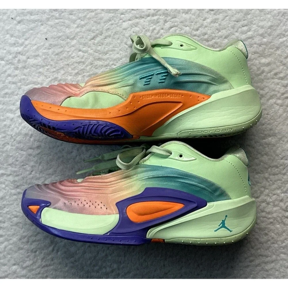 Nike Air Jordan Sneakers Boys 5Y Luka 3 Blurred Vision Vapor Green HQ4920-300